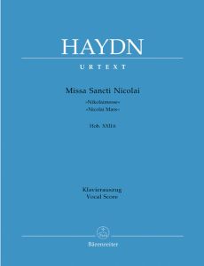 Missa Sancti Nicolai (St Nicholas Mass) (Hob.XXII:6) (Vocal Score)