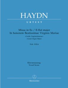 Mass in E-flat major (Great Organ Mass) (Hob.XXII:4) (Vocal Score)