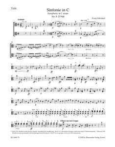 Symphony No.8 in C major D 944 (The Great) (Viola)