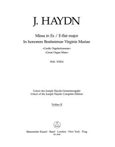 Mass in E-flat major (Great Organ Mass) (Hob.XXII:4) (Violin II)