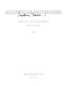 Nacht - Mondschein (Piano)