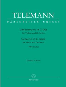 Concerto for Violin in D (TWV 51: D10) Score