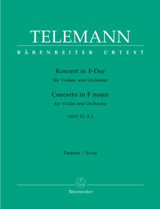 Concerto for Violin in F (TWV 51: F2) Score