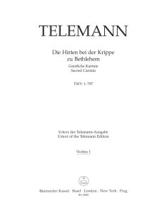 Die Hirten bei der Krippe zu Bethlehem (TVWV 1:797) (Violin I)