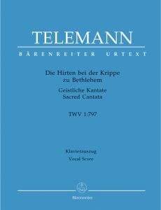 Die Hirten bei der Krippe zu Bethlehem (TVWV 1:797) (Vocal Score)