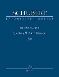 Symphony No.2 in B-flat major D 125 (Study Score)