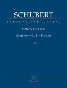 Symphony No.1 in D major D 82 (Study Score)