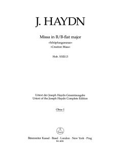 Creation Mass in B Flat (Hob.XXII:13) (Wind Set)