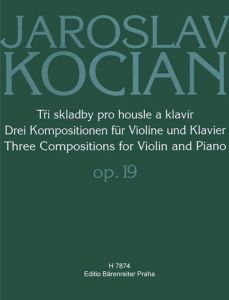 Three Compositions for Violin and Piano Op.19