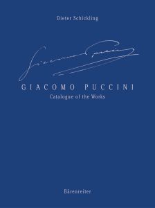 Giacomo Puccini - Catalogue of the Works