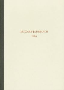 Mozart Jahrbuch 1986