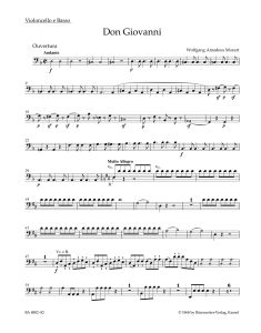 Overture to Don Giovanni (K.527) (Cello/Bass)