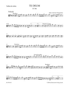 Te Deum in D major H 146 (Viola II)