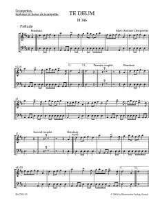 Te Deum in D major H 146 (Trumpet/Bass Trumpet/Timpani)