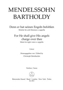 For He Shall Give His Angels Charge Over Thee - Psalm 91 (Vocal Score)