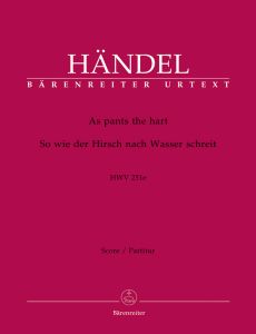 As Pants The Hart (HWV 251e) (Full Score, paperback)