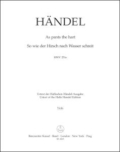 As Pants The Hart (HWV 251e) (Viola)