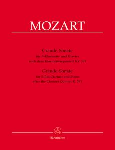 Clarinet Quintet in A (K.581) arranged for Clarinet in B-flat & Piano