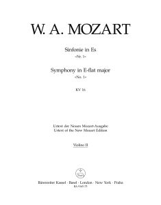 Symphony No.1 in E-flat major (K.16) (Violin II)