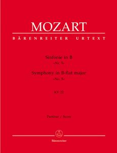 Symphony No.5 in B-flat major (K.22) (Full Score)