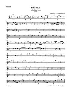 Symphony No.5 in B-flat major (K.22) (Wind Set)