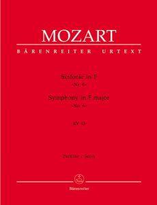 Symphony No.6 in F major (K.43) (Full Score)