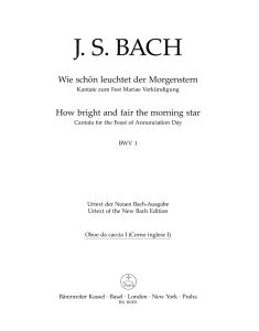 Cantata No.1 Wie schön leuchtet der Morgenstern (BWV 1) (Wind Set)