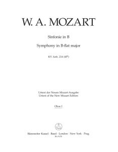 Symphony in B-flat major (K.Anh.214 - K.45b) (Wind Set)