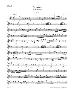 Symphony No.8 in D major (K.48) (Wind Set)