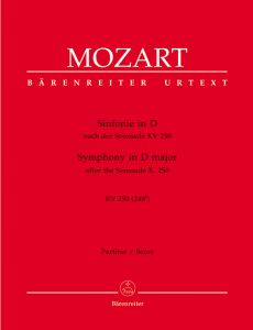 Symphony in D major based on the Serenade K.250 (248b) (Full Score)