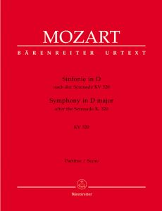 Symphony in D major based on the Serenade K.320 (Full Score)