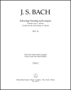 Cantata No.36: Schwingt freudig euch empor (BWV 36) (Violin I)