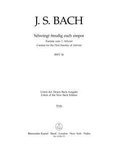 Cantata No.36: Schwingt freudig euch empor (BWV 36) (Viola)