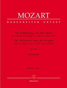 Overture to The Abduction from the Seraglio (K.384) (Full Score)
