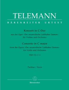 Concerto for Violin in C (TWV 51: C3) Score