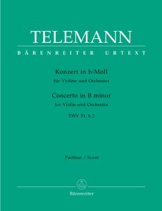 Concerto for Violin in B minor (TWV 51: h2) Score