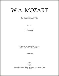 Overture to La clemenza di Tito (K.621) (Cello)