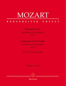 Concerto for Piano No.5 in D major (K.175) & Concert Rondo in D major (K.382) (Full Score)