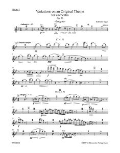 Enigma Variations for Orchestra Op.36 (Wind set)