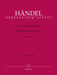 The Lord Is My Light (HWV 255) Chandos Anthem No.10 (Full Score)