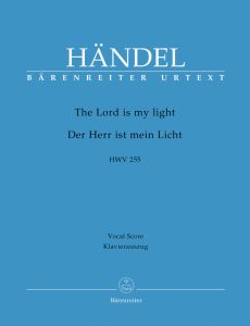 The Lord Is My Light (HWV 255) Chandos Anthem No.10 (Vocal Score)