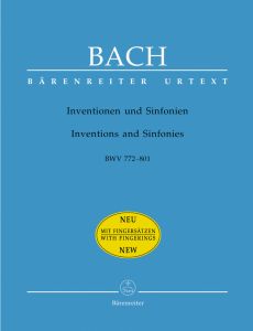 Inventions & Sinfonias (BWV 772-801) (with fingerings) (Piano)