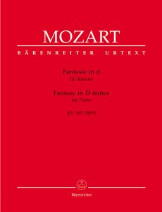 Fantasy in D minor (K.397) (Piano with fingering)