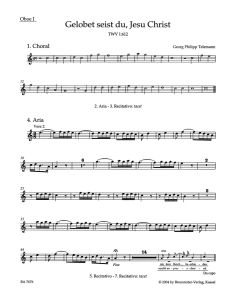 Gelobet seist du, Jesu Christ - We Praise Your Name (TVWV 1:612) (Wind Set)