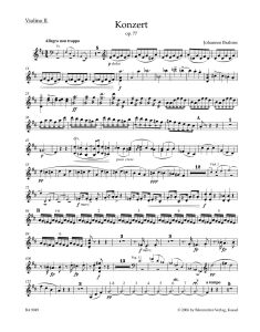 Concerto for Violin in D major Op.77 (Violin II)