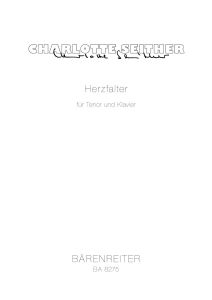 Herzfalter for Tenor & Piano