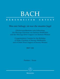Cantata No.208 Was mir behagt, ist nur die muntre Jagd (BWV 208) (Full Score)