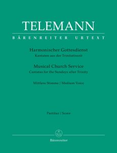 Der Harmonische Gottesdienst Pentecost Cantatas Medium Voice (Score)