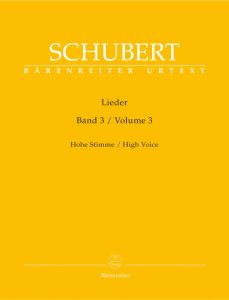 Lieder Volume 3, High Voice & Piano