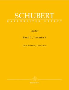 Lieder Volume 3, Low Voice & Piano